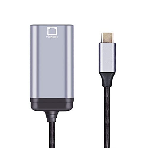 cablecc USB-C Type-C USB3.1 to 1000Mbps Gigabit Ethernet Network LAN Cable Adapter for Laptop LAN 1000Mbps