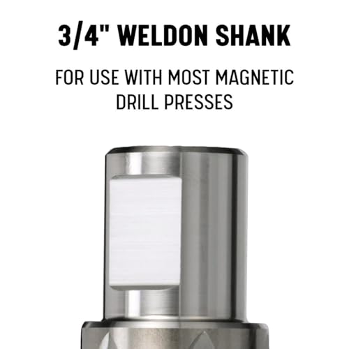Drill America 1/2" X 1" High Speed Steel Annular Cutter with Pilot, DWC Series 1/2 in 1" Depth of Cut
