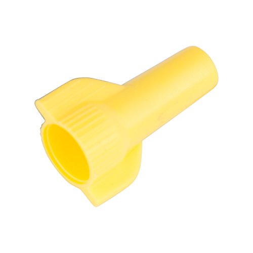 Gardner Bender 13-084 WingGard Screw-On Electrical Wire Connectors, Tough Flame-Retardant, Copper-Copper Connections, 22-10 Wire Gauge (AWG), 500 Pk., Yellow 500 Pack 22 - 10 AWG