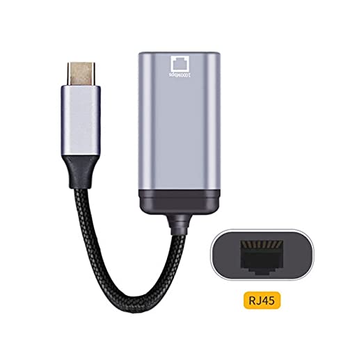 cablecc USB-C Type-C USB3.1 to 1000Mbps Gigabit Ethernet Network LAN Cable Adapter for Laptop LAN 1000Mbps