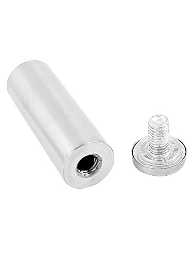 Stainless Steel Wall Mount Glass Standoff Holder Screw Nails Advertising Nails 12 Pcs (25x80mm) 25x80mm