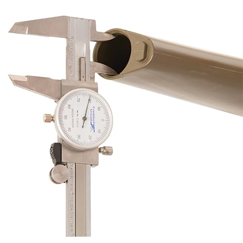 Frankford Arsenal Stainless Steel Dial Caliper with Case for Reloading,silver Dial Calipers