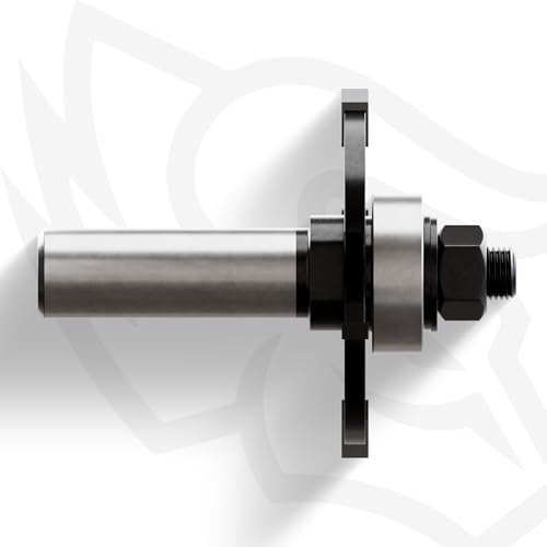 US4 4-Wing Slotting Cutter Router Bit 2" - Professional Carbide Tipped Grooving Bit for Wood Routers 5/32" H - 2" D - 1/2" - Shank