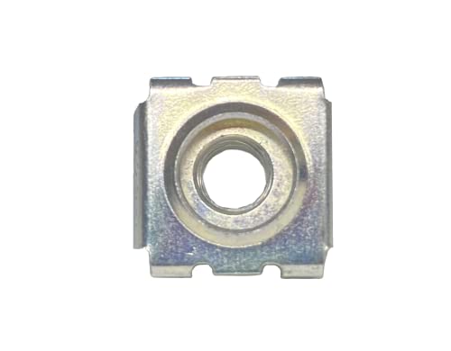 RackGold® Zinc M5 Snap-in Cage Nuts 100 Pack - USA Made