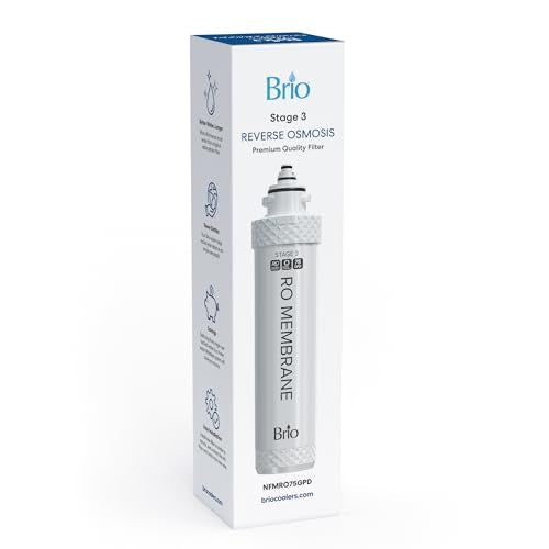 Brio Cartridge - Stage-3: Reverse Osmosis RO Membrane models CLPOU420UVRO4, CLPOU720UVRO4, CLPOU720UVRO4BK, CLPOU720UVRO4BKIOT, CLPOU720UVRO4IOT, CLPOU720UVRO4TN, CLPOU720UVRO4TNIOT, CLPOU720UVRO4X