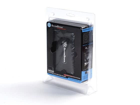 Silverstone MS02B 2.5-Inch USB 2.0 Hard Drive Enclosure (Black)