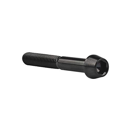Titanium M6 Tapered Bolt Allen Hex Screw (M6X45mm, Black) M6X45mm