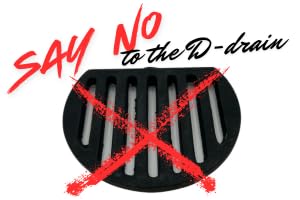 Basement Stairwell Drain Cover Resists Debris and Leaves from Clogging Drains Includes the Patented Stay in Place Stem