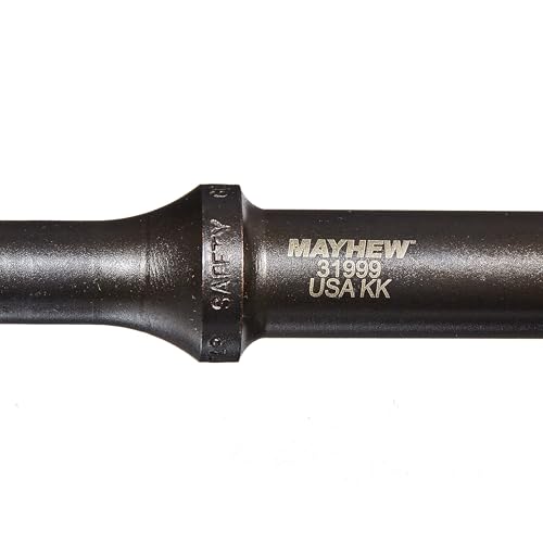 Mayhew Tools 31999 Pneumatic Taper Punch, .498 Shank 3/16" x 7-1/2", Black Oxide Finish .498 Shank 3/16" x 7-1/2"