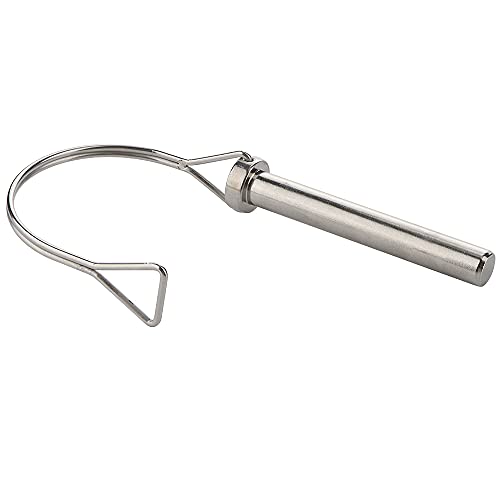 2 Pcs Large Pto Pin, Safety Coupler Pin 1/2" x 3-1/2"(12.6mm x 90mm), Full Marine Grade 316 Stainless Steel Heavy Duty Shaft Locking Pin
