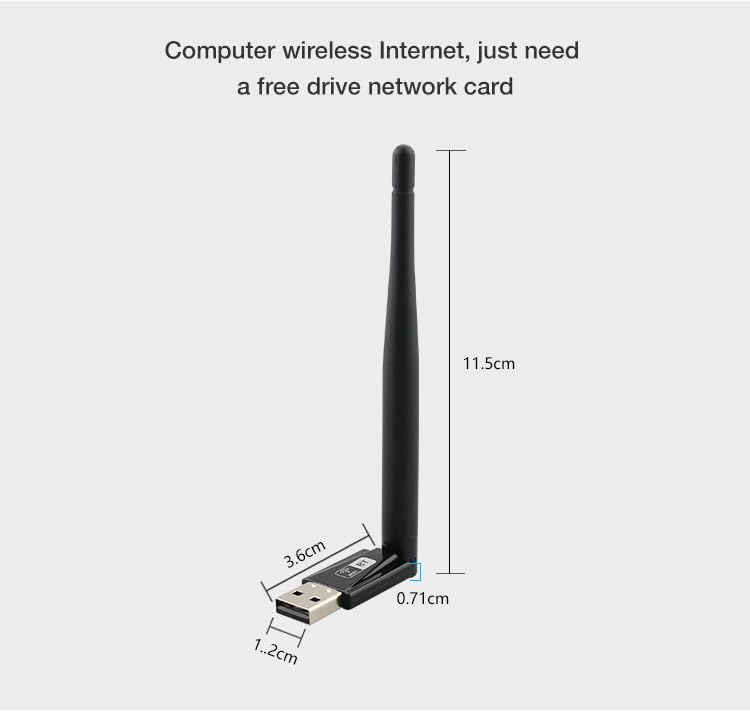 JAPOO RTL8821CU WiFi Wireless USB WiFi Adapter for Desktop PC and Laptop,WiFi + BT4.0 600Mbps High Gain Dual Band 3.5dBi Antenna 5G/2.4G WiFi Adapter,Supports Win XP/7/8/10 (with Antenna) W69L-600M
