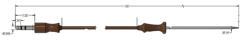 Replacement for Samsung DG32-00013A, 12 Month Warranty, Meat Probe Temperature Sensor