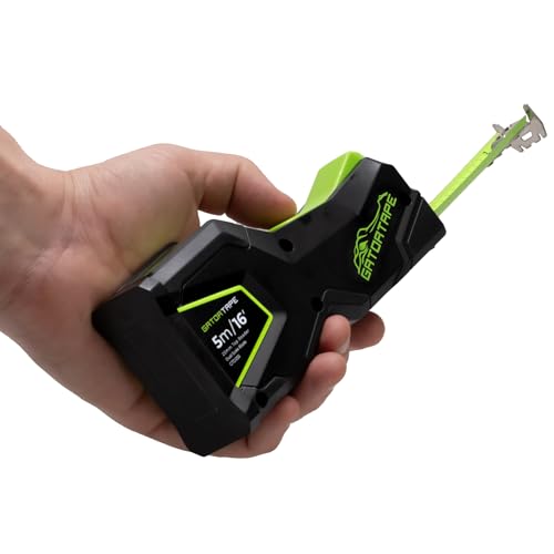 2.0 16ft Measuring Tape with Top View Reading Window, Dual Scale