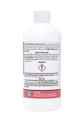 J-B Weld 40001 Wood Restore Liquid Hardener - 16 oz., Original Version 1 pt.