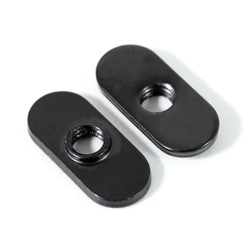 1/4"-20 Threaded Centered Slide in Economy T Nuts, T Nut Accessory Hardwares for 10 Series Aluminum Extrusion Profiles Rail, 100 Packs