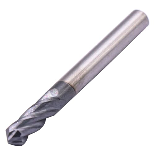 4 Flute 90° Solid Carbide Drill Mill Set(5Pcs, 3/16"), AlTiN Coated 5Pcs 3/16"