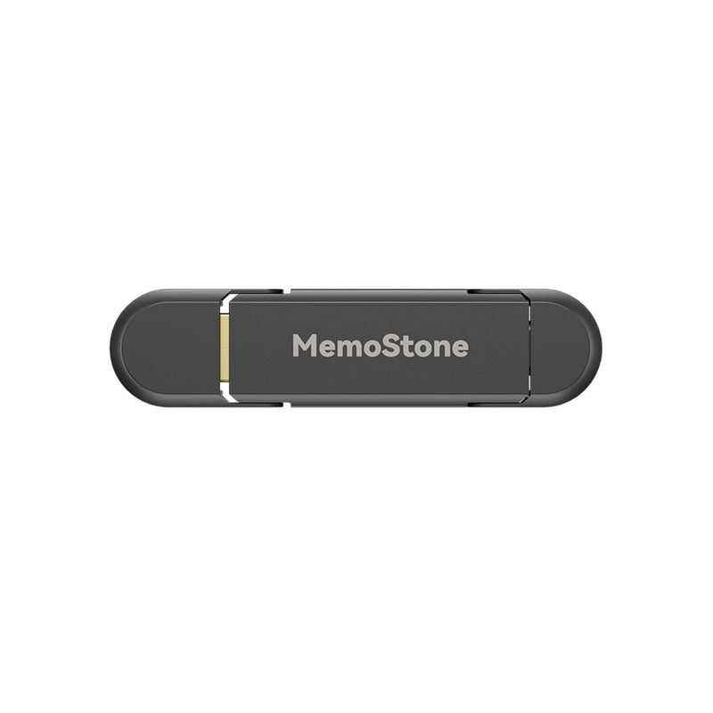 KingSpec MemoStone 1TB External SSD, USB 3.2 Gen2 Dual Type A/C Interface - Up to 540MB/s, Portable Solid State Drive Perfectly Compatible with Smartphones/Laptops/Tablets/Desktops