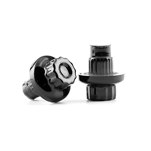 RTRHINOTUNING Black Wheel Rim Rivets Decorative Bolts 7.2 mm Shank Dia.
