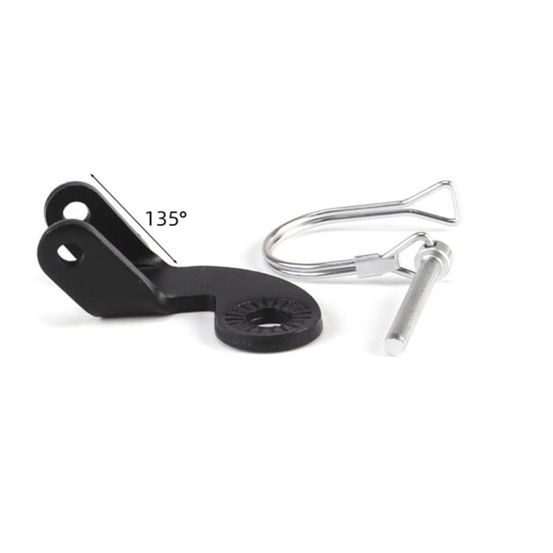 Bike Trailer Hitch Coupler Attachment Steel Hitch Bicycle Trailer Attachment Bike Cargo Trailers Coupler Compatible with Burley Bicycle Trailers, 2Pack