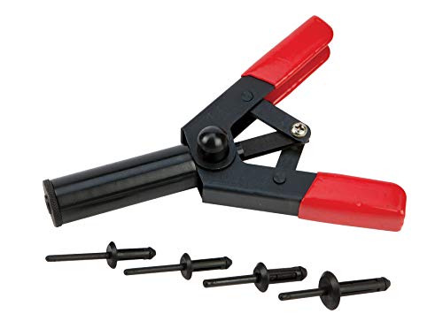 Performance Tool W2005 41-Piece One-Handed Poly Rivet Gun Kit 41pc Poly Riveter Kit