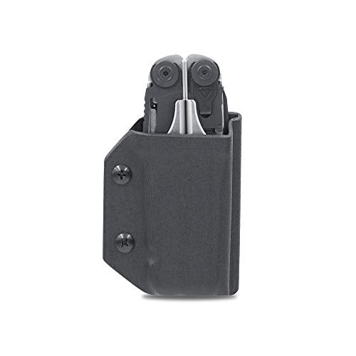 Clip & Carry Kydex Multitool Sheath for The Leatherman Surge - Made in USA - EDC Multi Tool Sheath Holder Holster Cover - Black