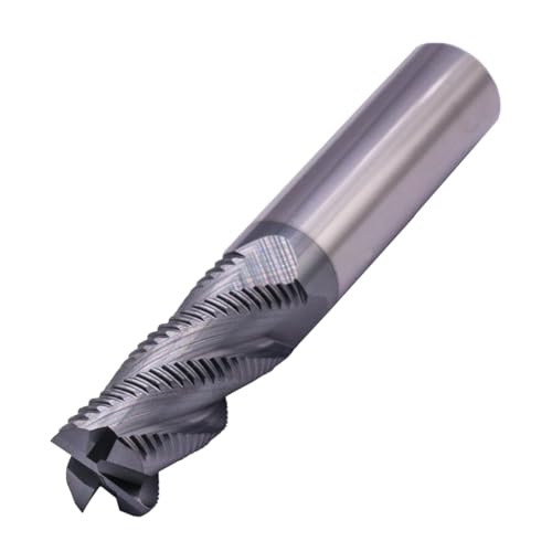 4 Flute Solid Carbide Roughing End Mill(1Pc, 1/2"), ALCrSiN Nano Coated 1/2 in
