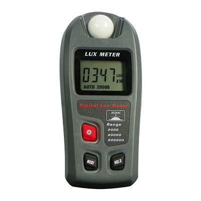 Leaton Digital Luxmeter/Digital Illuminance Light Meter lux meter with LCD Display(Range: 0.1~200,000 Lux Luxmeter, 0.01~20,000Fc)