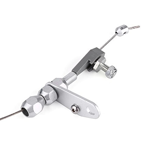 Yosoo Stainless Steel Braided Kick Down Cable Detent Kickdown for C6