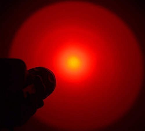 BESTSUN Brightest Waterproof Red Light Flashlight 1000 Lumens 350 Yard Long Range Red Hunting Light Coyote Hog Night Vision Red LED Flashlight Light Lamp Torch with Rechargeable Battery Charger 802-RD