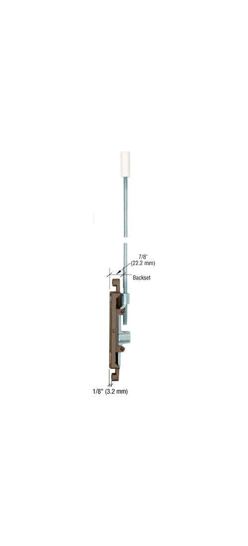 C.R. LAURENCE DL2210DU18 CRL Dark Bronze 1/8" Offset Flush Bolt