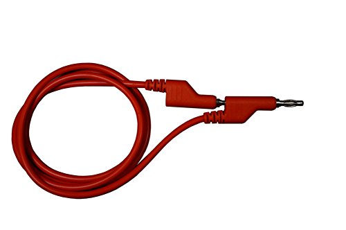 Test Lead Banana Plug Male Stackable to Banana Plug [39" / 1 Set]