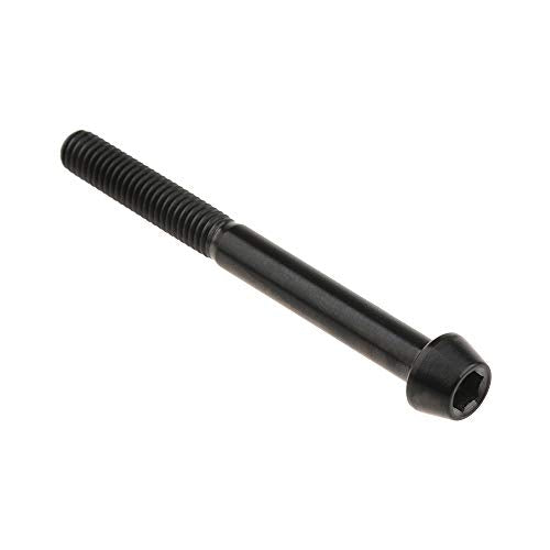Titanium Bolt M5 Tapered Head Ti Screws (M5x50mm, Black) M5x50mm