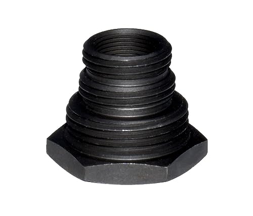 Steel Thread Adapter Convert 1/2-28 to 3/4 NPT, 13/16-16, 3/4-16 (Pack of 2) 1/2 inch x 1.36 inches (Pack of 2)