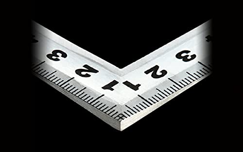 Shinwa Sokutei 10286 Curve Scale, Thick Back, Square Point, JIS Silver, 11.8 inches (30 cm) 30cm