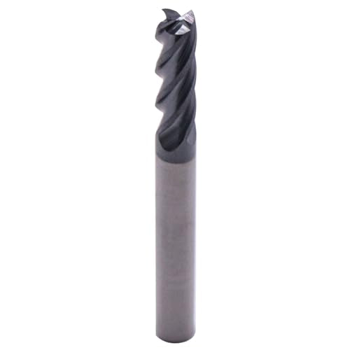4 Flute Solid Carbide Square End Mill Set(5Pcs, 3/16"), AlTiN Coated 3/16 in 5