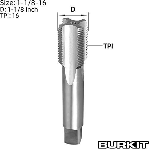 Burkit 1-1/8"-16 UN Thread Tap Right Hand