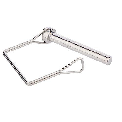 4 Pcs Full 316 SS Square Pto Pin, Safety Coupler Pin 3/8" x 2-3/4"(9.5mm x 70mm), Full Marine Grade 316 Stainless Steel Heavy Duty Shaft Locking Pin
