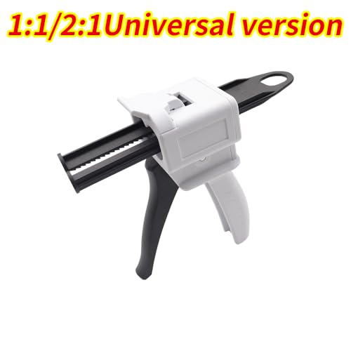 50ml Impression Material Gun 1:1/2:1 AB Impression Mixing Cartridge Dispensing Gun Epoxy Glue Dispenser composite gun
