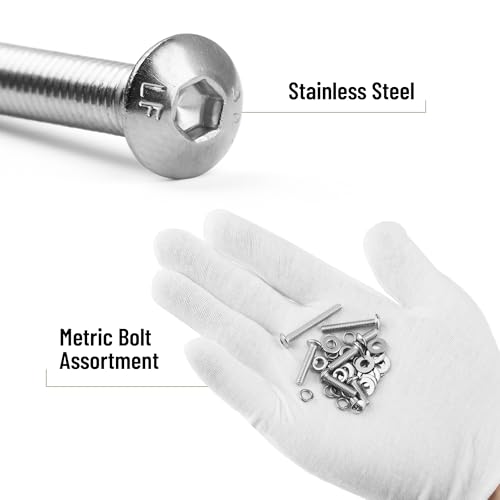 Mr. Pen- Nuts and Bolts Assortment Kit, 370 pcs, Stainless Steel