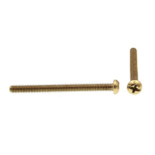Prime-Line 9003894 Machine Screws, Round Head, Phillips/Slotted Combination Drive, #8-32 x 2 In. (100 Pack)
