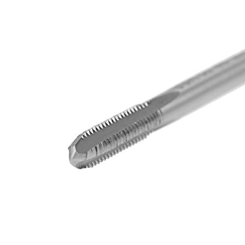uxcell Machine Tap #8-32 UNC Thread 2B Class 3 Flutes High Speed Steel Screw Threading Tap Tapping Tool 5pcs (Pack of 2) 8-32 (Pack of 2)