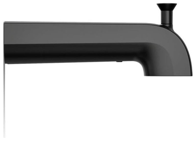 Kohler K-97089-2MB Pitch Wall-Mount Diverter Bath Spout, Slip-Fit Connection, Sleek Design, Vibrant Brushed Moderne Brass