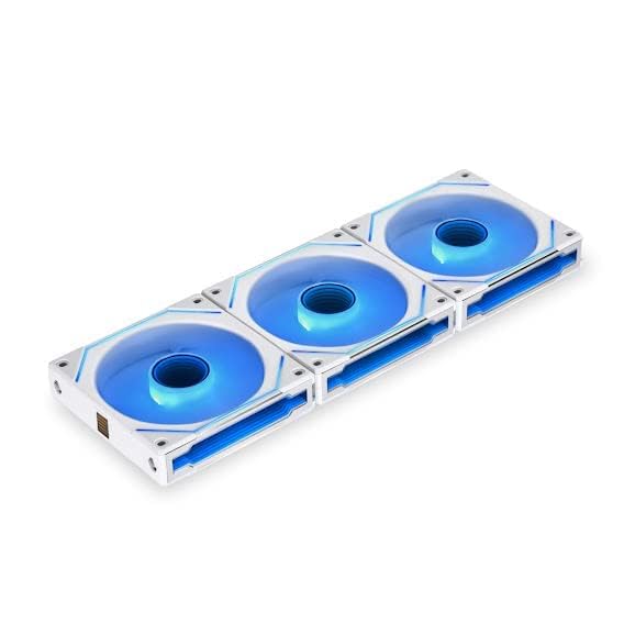 Lian Li UNI Fan SL-Infinity 120-Single Pack-ARGB Fan-Infinity Mirror-Daisy-Chain Design-Customizable Lighting Effects-One Cable Connection-Without Controller-White-(UF-SLIN120-1W) 120mm SLIN120 Single Pack White