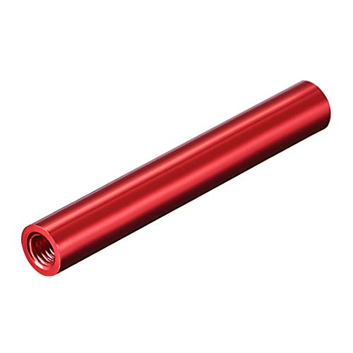uxcell Round Aluminum Standoff Column Spacer M3x75mm,for RC Airplane,FPV Quadcopter,CNC,Red,10pcs 75mm