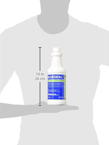 Waterless BlueSeal® Urinal Trap Seal Liquid 1 Quart — Odor Barrier for All Liquid Trap Waterless Urinals, Biodegradable, Ready to Use, 10 Refills, Model 1114