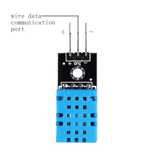 DHT11 Temperature and Humidity Sensor Module with Dupont Wires