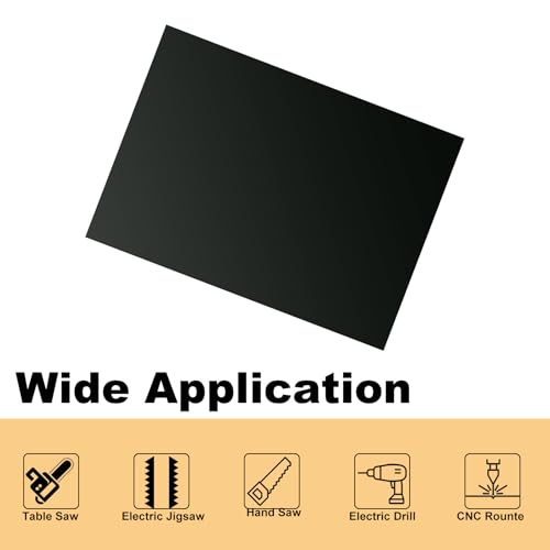 10PCS 7x5x1/32(0.03") Inch Anodized Aluminum Sheet, Black Aluminum Engraving Blanks, 0.8MM Thin Metal Plates for Laser Engraving, Crafting, DIY, House Decoration 7x5x1/32 Inch-10PCS