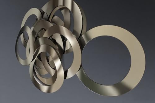 KALESYUJIN-(M6-M70)*0.07 DIN988 Metal Shim Washers Stainless Steel Ultrathin Gasket Thin Flat Washer (11.8 * 20 * 0.07-50PCS) 11.8*20*0.07-50PCS
