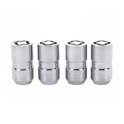 KarParts360 McGard Wheel Lock Nut Set Compatible With Jeep Grand-Cherokee 2011-2021 | 4 Pack | Cone Seat | M14 x 1.5 | 21mm & 22mm Dual Hex | 1.639in. Length | Chrome