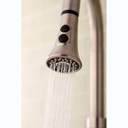 KINGSTON BRASS KDH8728 Made to Match Pull-Down Kitchen Faucet Sprayer, Brushed Nickel